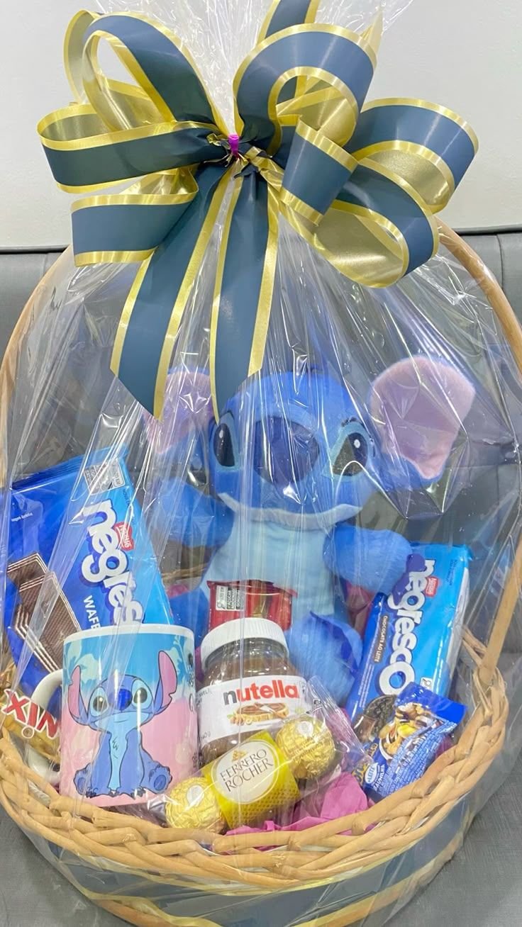 CESTA GRANDE STITCH LOVE